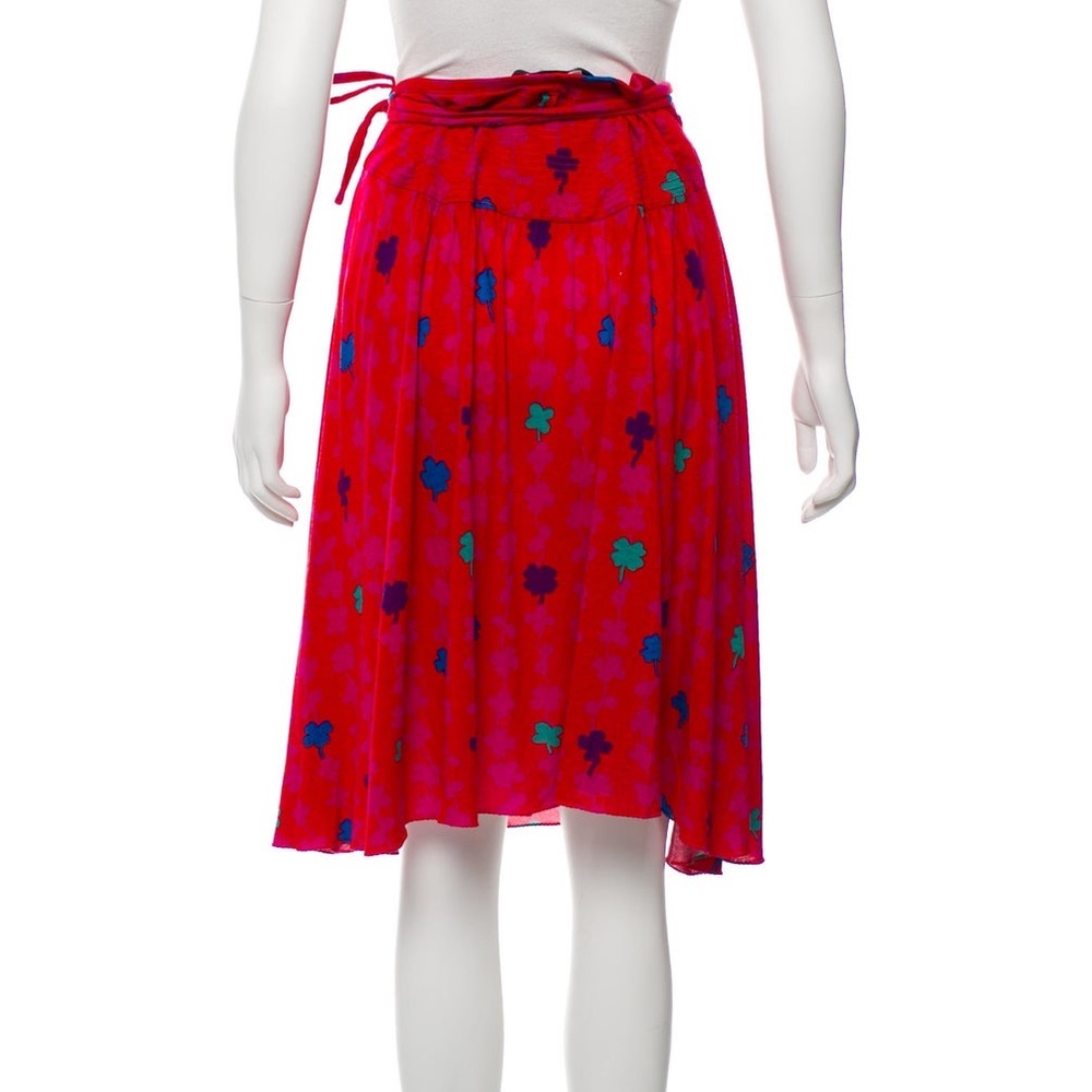 Marc Jacob printed wrap skirt size small